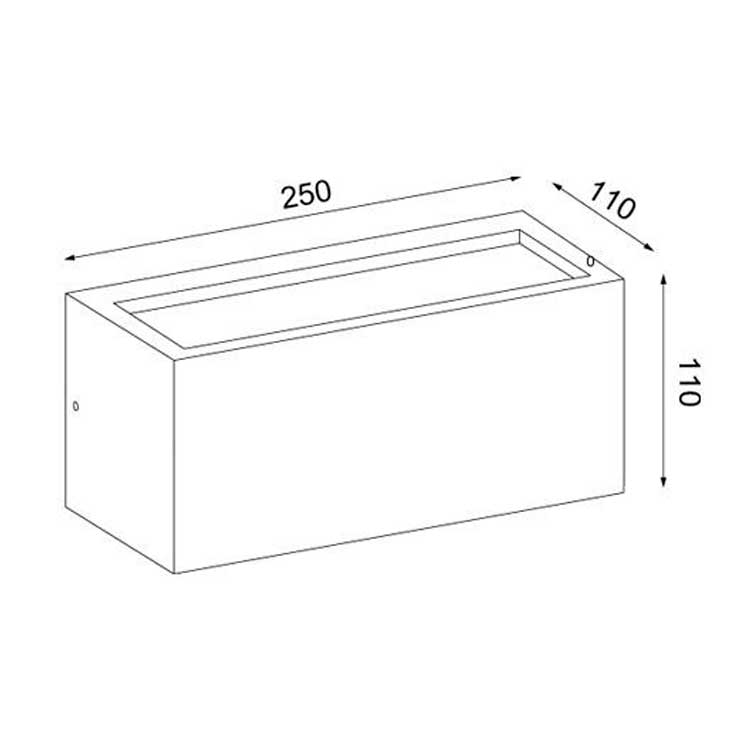 Aplique Exterior IP65 E27 Utah