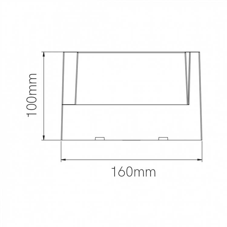 Aplique exterior 15W CCT Blis IP65 Corten