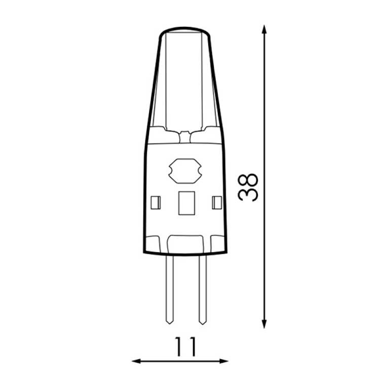 Bombilla LED G4 3W COB Blanco Frío 6000°K