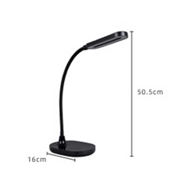 Lámpara Flexo LED Orientable Touch 6,5W con CCT Negro