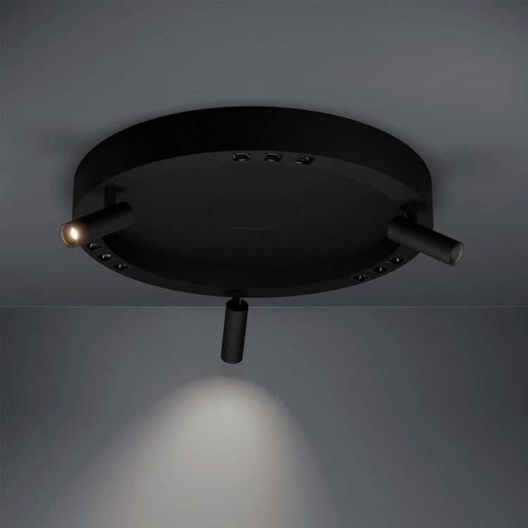 Plafón negro Bruscoli