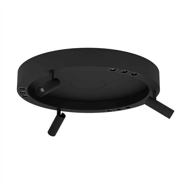Plafón negro Bruscoli