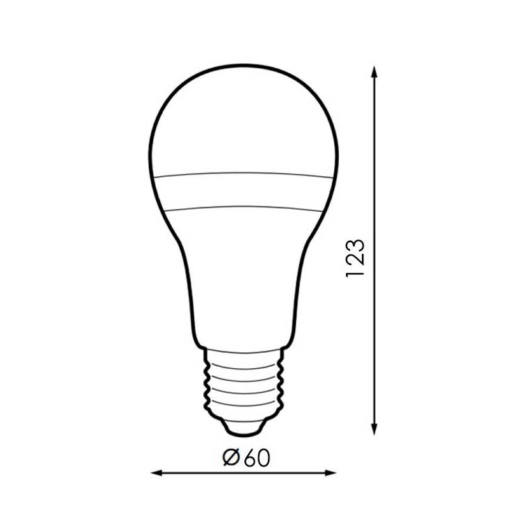 E27 A60 bombilla 10W RGB/CCT Domótica 