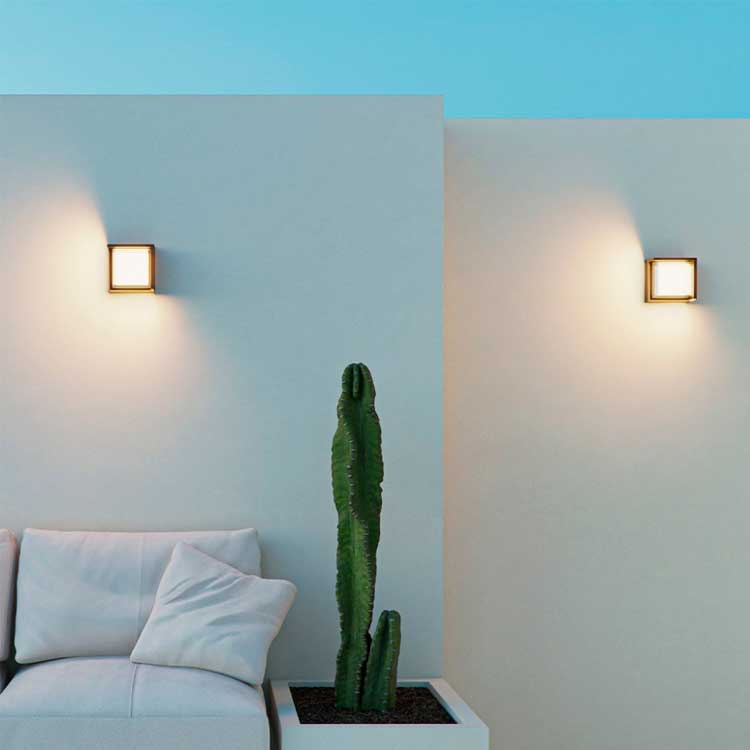 Aplique exterior 15W CCT Blis IP65 Negro