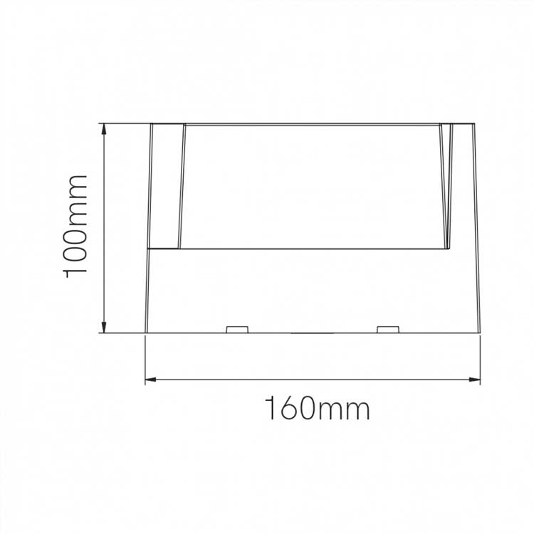 Aplique exterior 15W CCT Blis IP65 Negro
