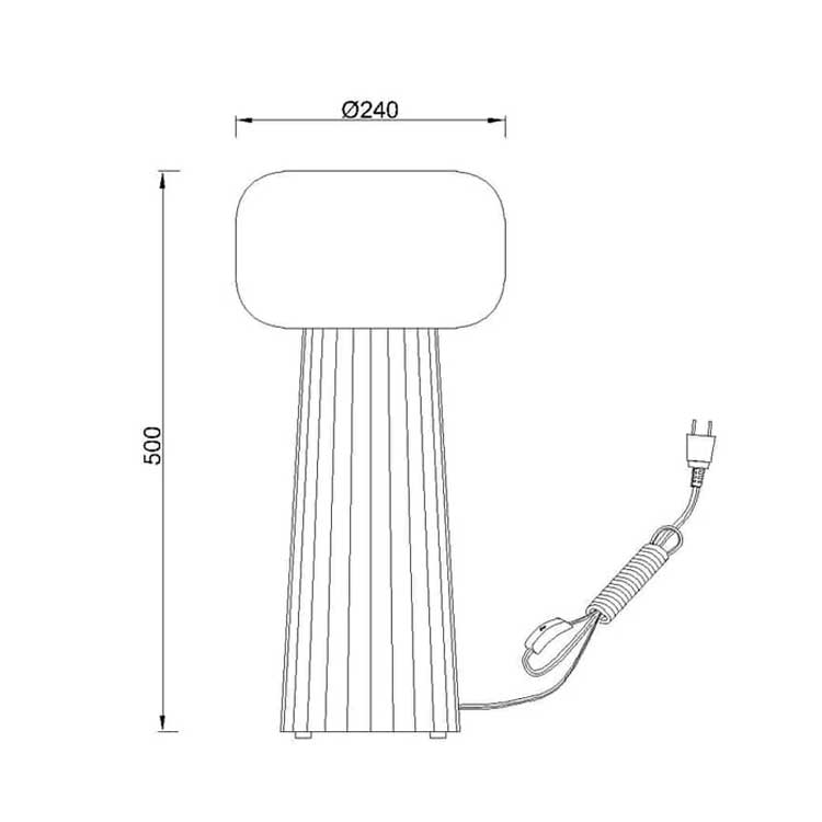 Lámpara de sobremesa Faro Blanco