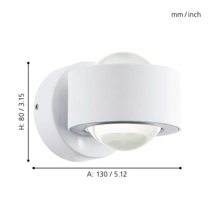 Aplique de pared ONO2 5W 3000K