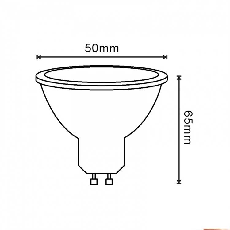 Bombilla GU10 RGB+CCT 5W SmartHome