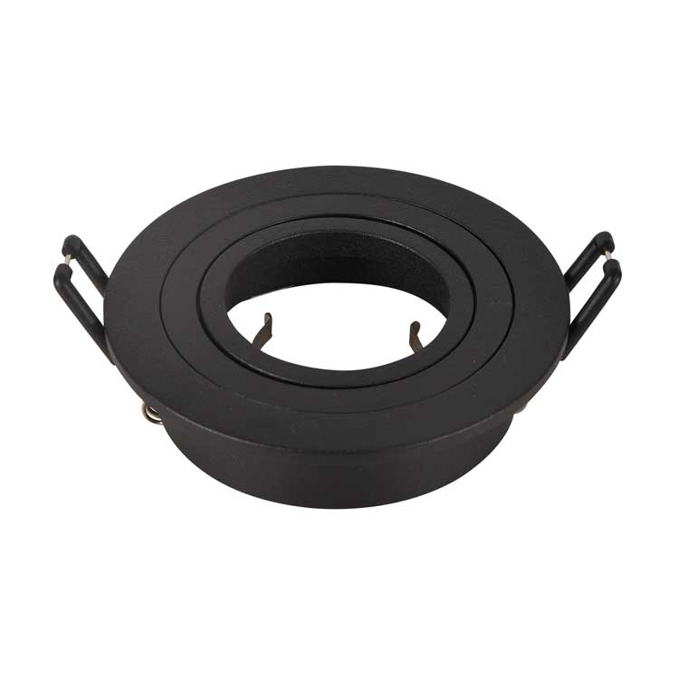 Aro móvil redondo negro mate Ø92mm