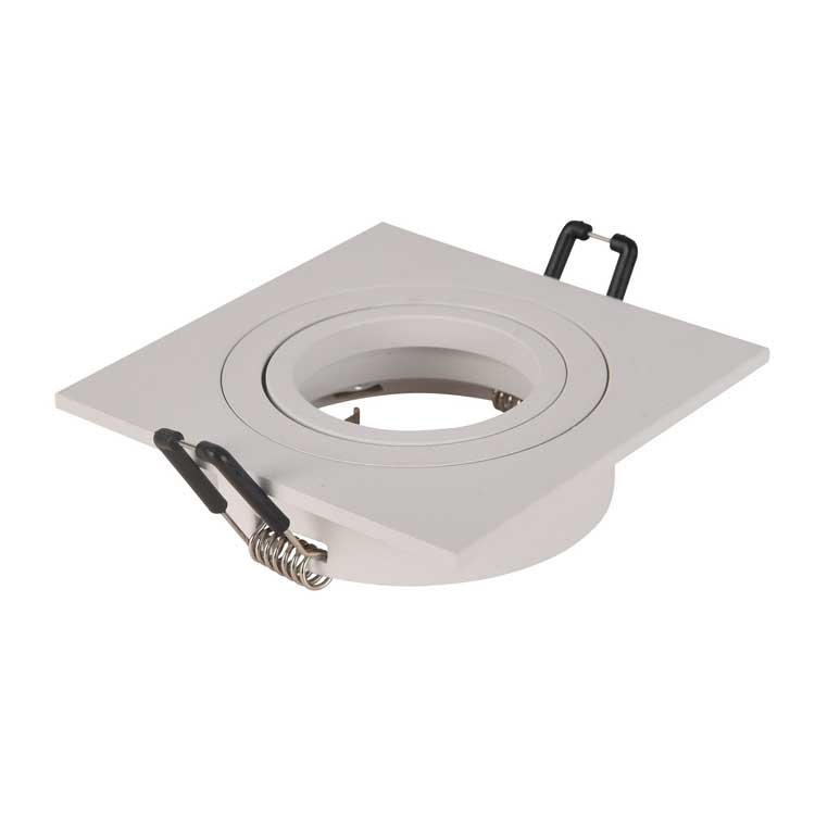 Aro móvil cuadrado blanco mate 92x92mm
