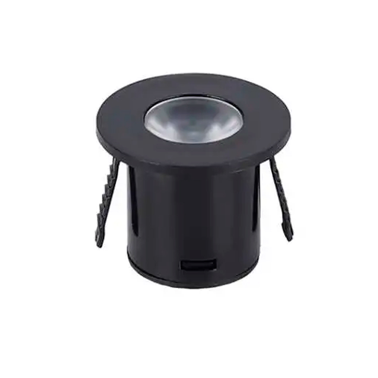 Foco mini 1w negro 3000K 220v