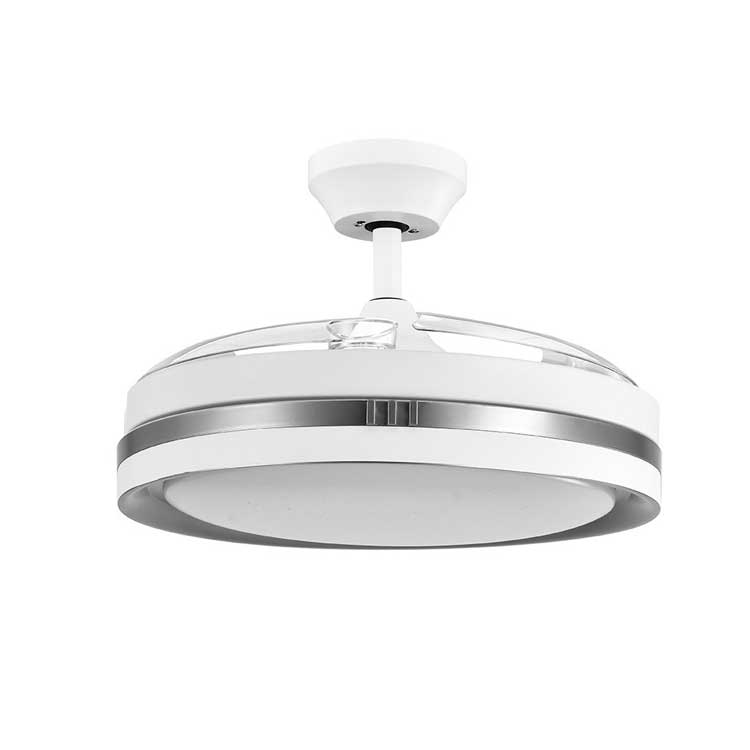 Ventilador de techo DC 72W VIPER Blanco y Plata