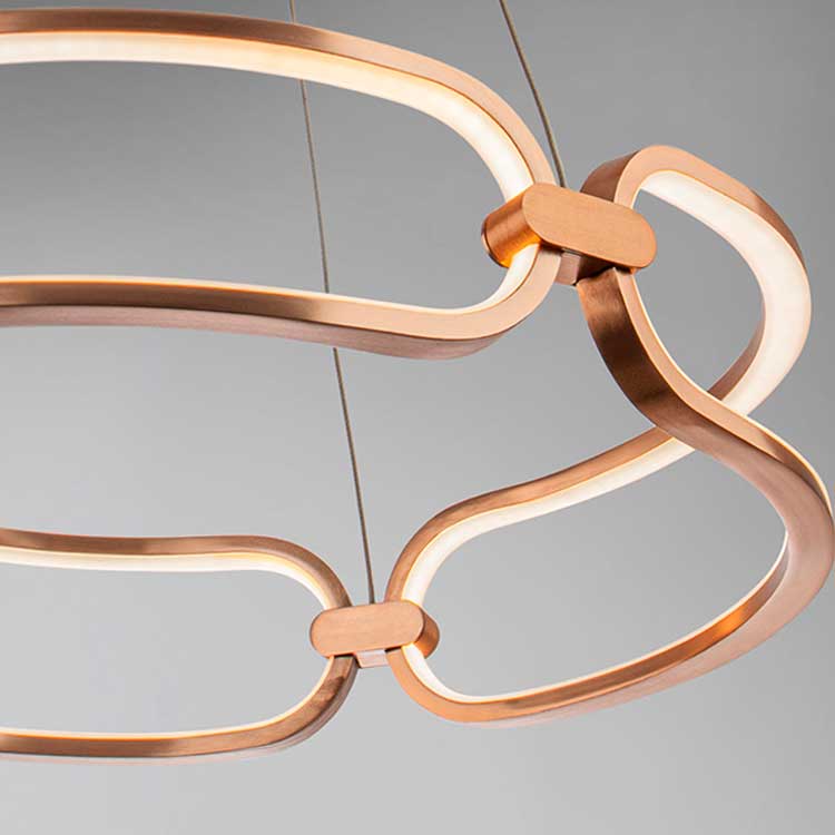 Colgante 47cm Oro rosa Colette Dimable
