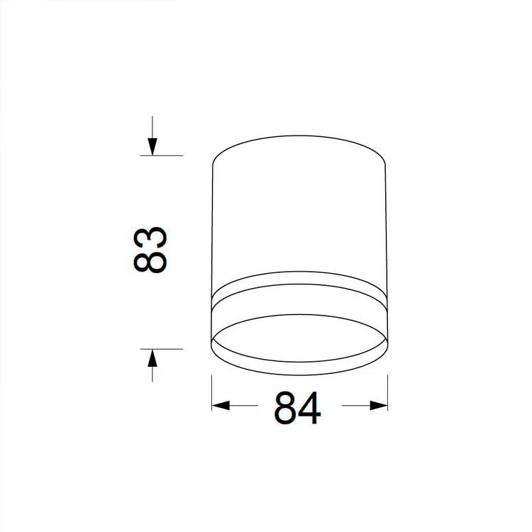 Foco fijo blanco mate para GX53 (No incluida) SPLIT