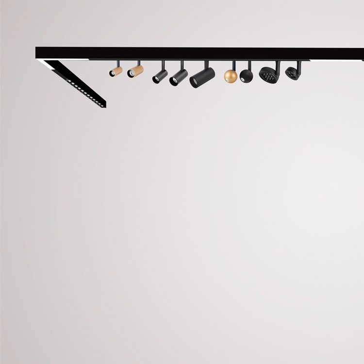 Foco Bola 7W Negro y Oro 3000K MAGNETO