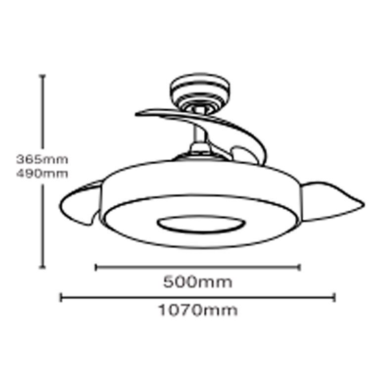 Ventilador 50W haya CCT 110cm Paris