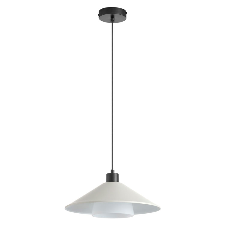 Colgante Montana crema 34cm para 1 E27 (no incluida)