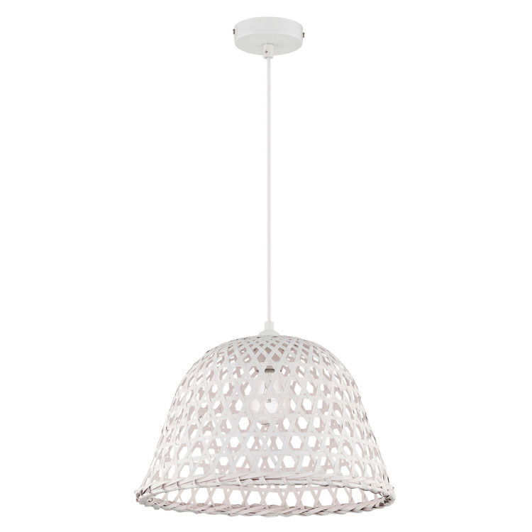 Colgante David blanco 35cm para 1 E27 (no incluida)
