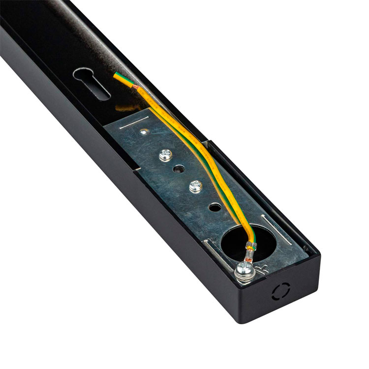 Carril Monofásico Negro x1m