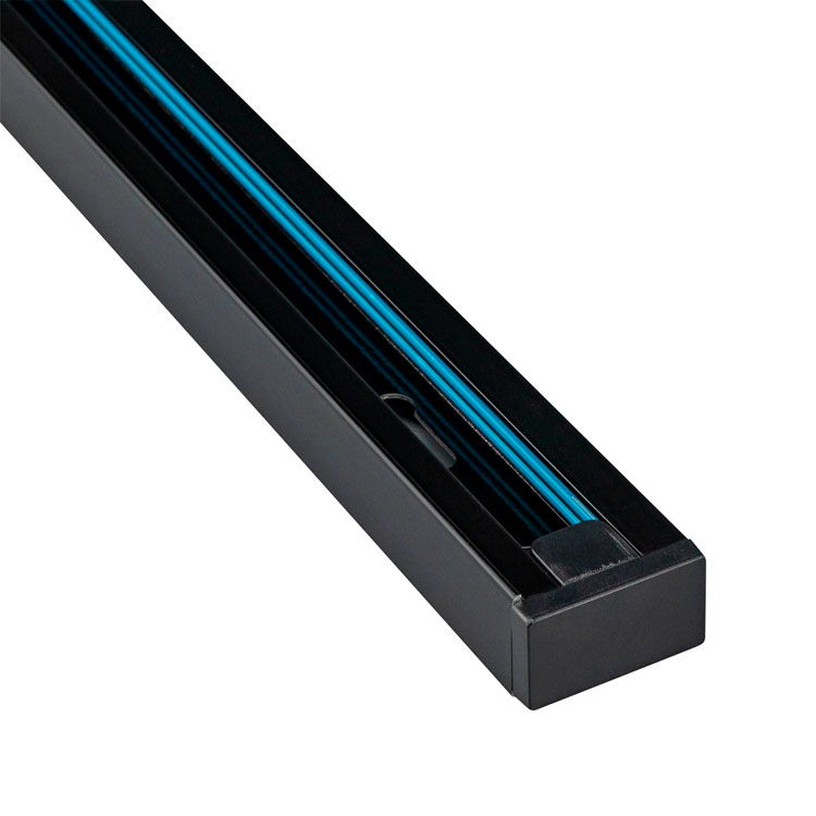 Carril Monofásico Negro x1m