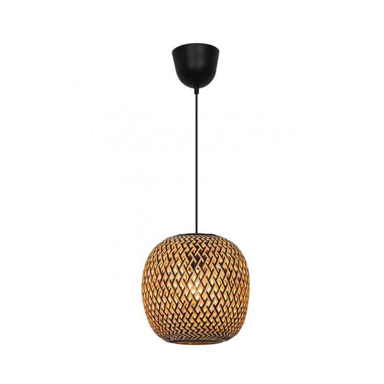 Lámpara Colgante bamboo natural para E27 Alguero