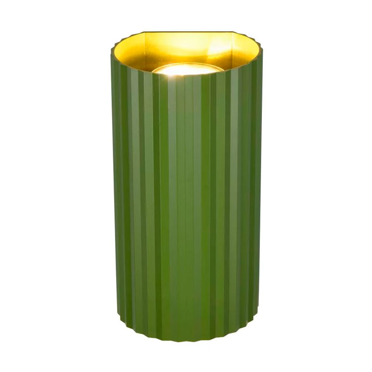 Aplique metal para 2 GU10 Verde soka