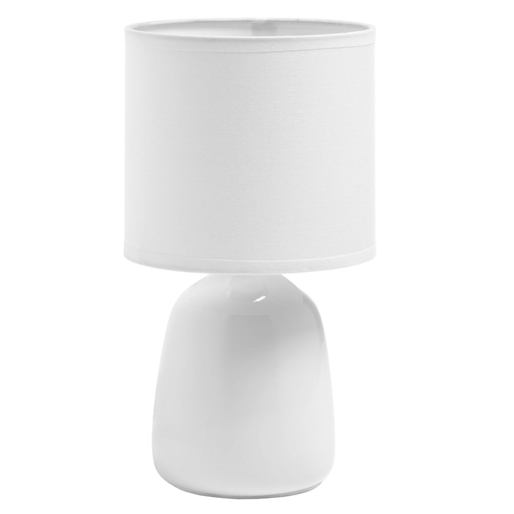 Lámpara de mesa blanca para 1 E14 (no incluida) Bisbal