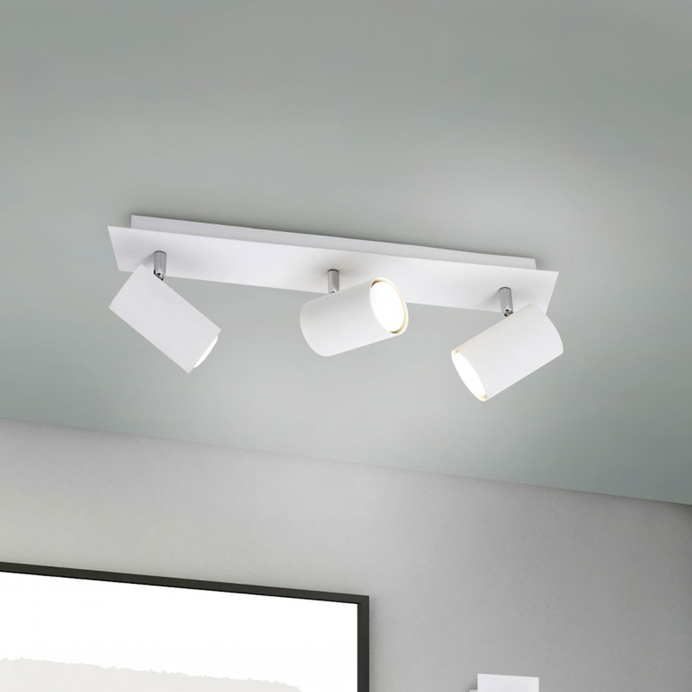 Regleta 3 luces para GU10 Blanco Marley