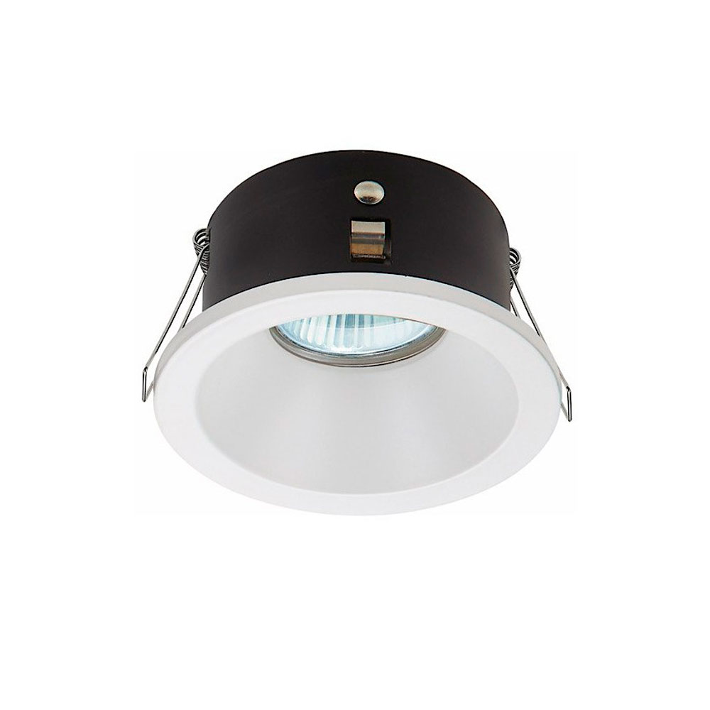 Empotrable redondo blanco para GU10 com