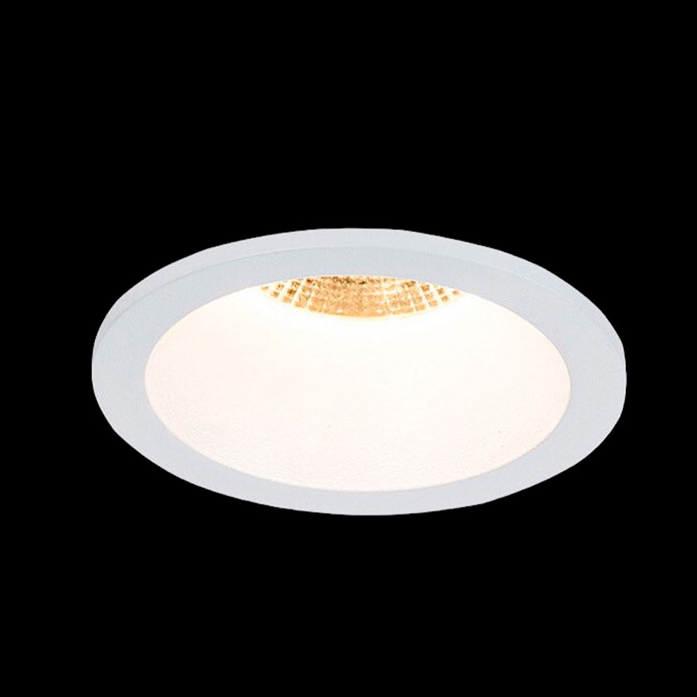 Empotrable redondo blanco para GU10 com