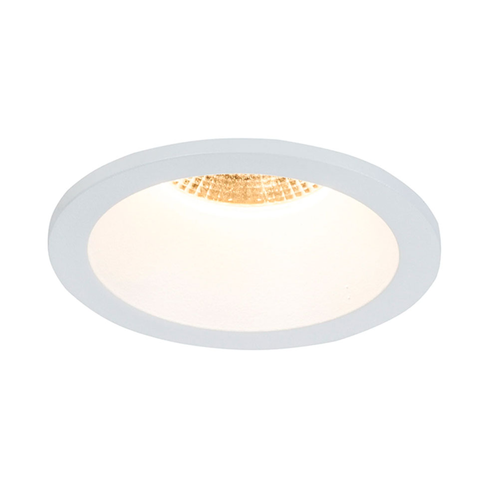 Empotrable redondo blanco para GU10 com