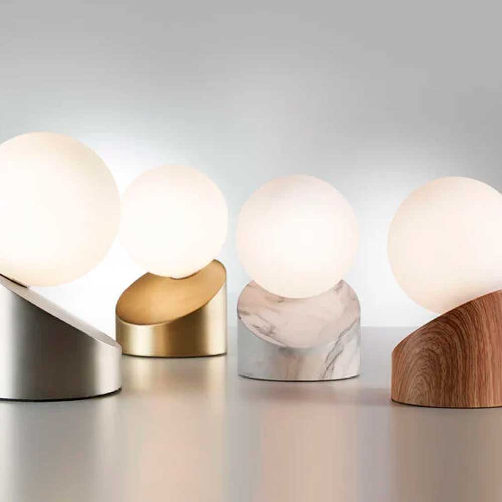 Lámpara de mesa touch madera Mo para 1 G9 (no incluida)
