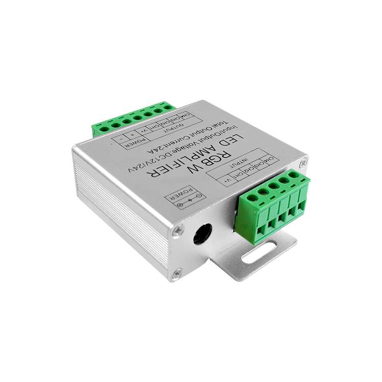 Amplificador RGB+Blanco PWM, DC 12-24V 120-240W 10A
