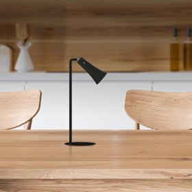 Lámpara de Mesa LED Magnética Negra 3W Blanco Neutro 4000K Recargable 1800mAh