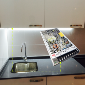 Fuente de Alimentación 200W 24V 8,8A Mean-well INTERIOR