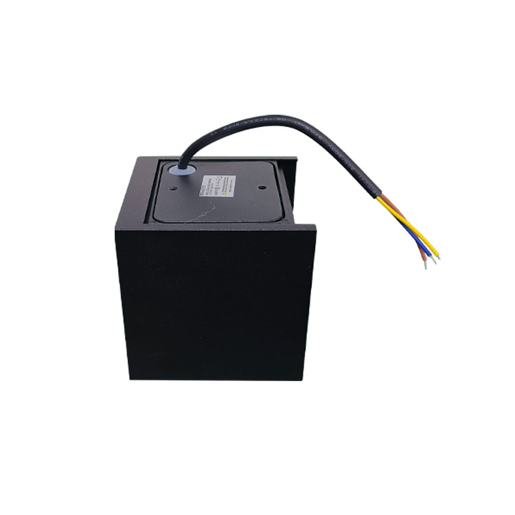Aplique LED 10W Negro Bidireccional Exterior Blanco Cálido 3000°K