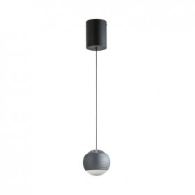 Lámpara Colgante Gris Diámetro Ø100mm, Blanco Cálido 3000K