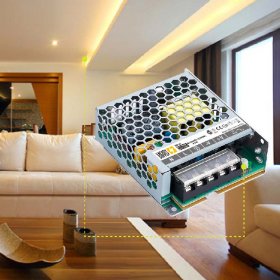 Fuente de Alimentación Switching Metalica 24V 60W 2.5A - Interior