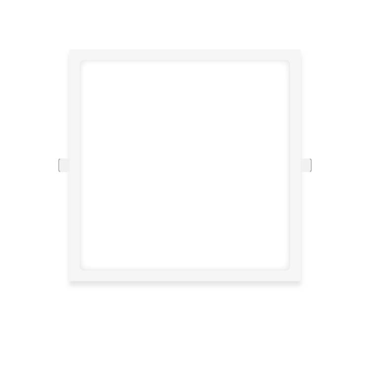 Panel LED cuadrado blanco, 22.3x22.3cm 18W 1440lm Frío, empotrar