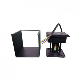 Aplique LED 10W Negro Bidireccional Exterior Blanco Cálido 3000°K