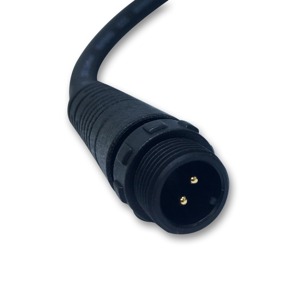 Conector Macho-Hembra para bañadores LED monocromáticos, 50cm