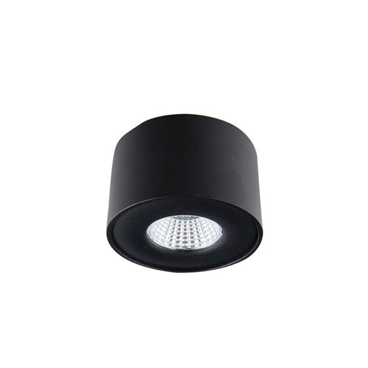 Cilindro fijo 5W negro mate 60º 3000K d90mm