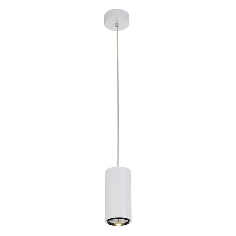 Colgante Cilindro 10W blanco mate 24º 3000K