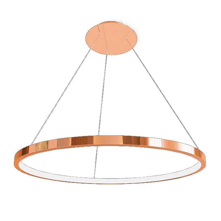 Colgante Ring 1369A 100cm Oro Rosa 36W Dimable