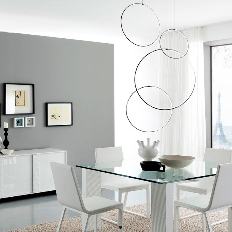 Colgante Ring 57032-95cm Cromo 31W