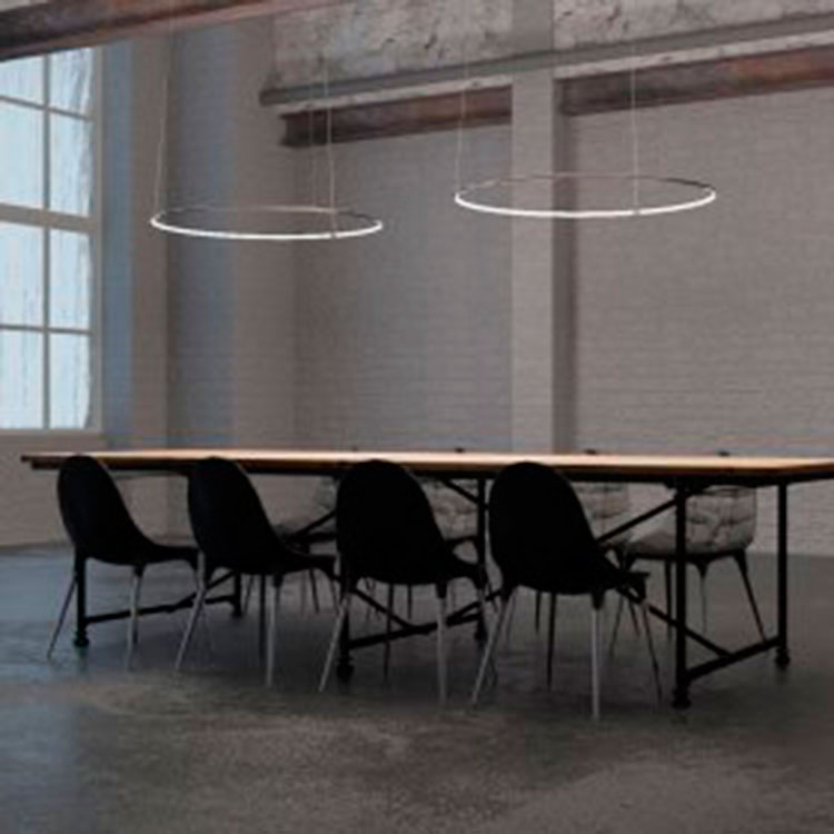Colgante aro Ring 57032-A 95cm Cromo 31W