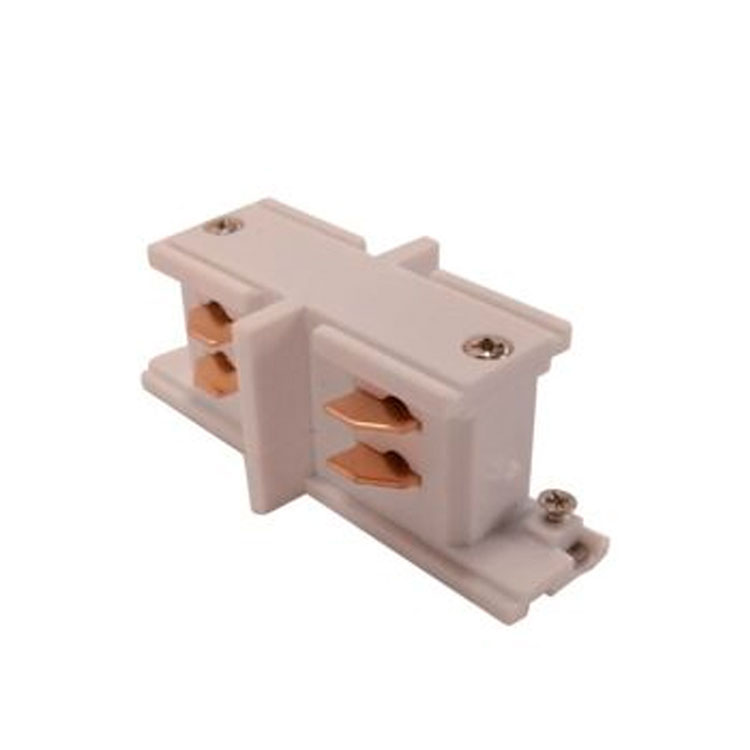 Conector trifásico Recto Blanco