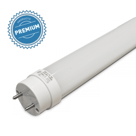 Tubo T8 90cm 12w Blanco frío 6000ºK cubierta trnsparente PREMIUM