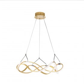 Colgante 53cm dorado Molly 3000K 2700lm