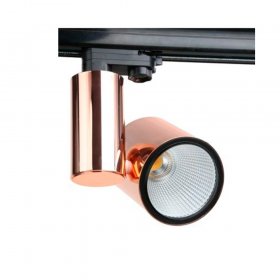Foco carril trifásico 35W 38º cobre brillante 3000K